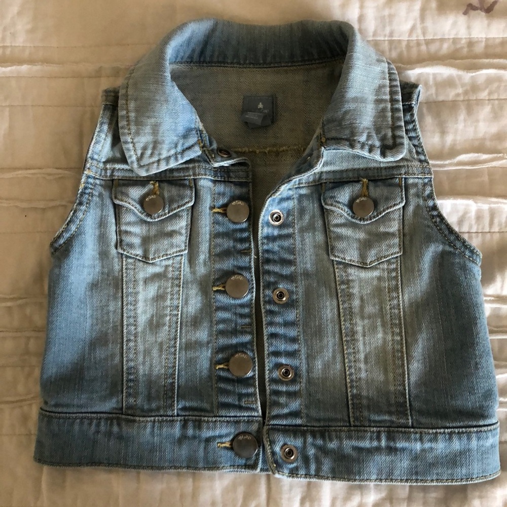 Baby Gap Sleeveless Denim Vest size 3